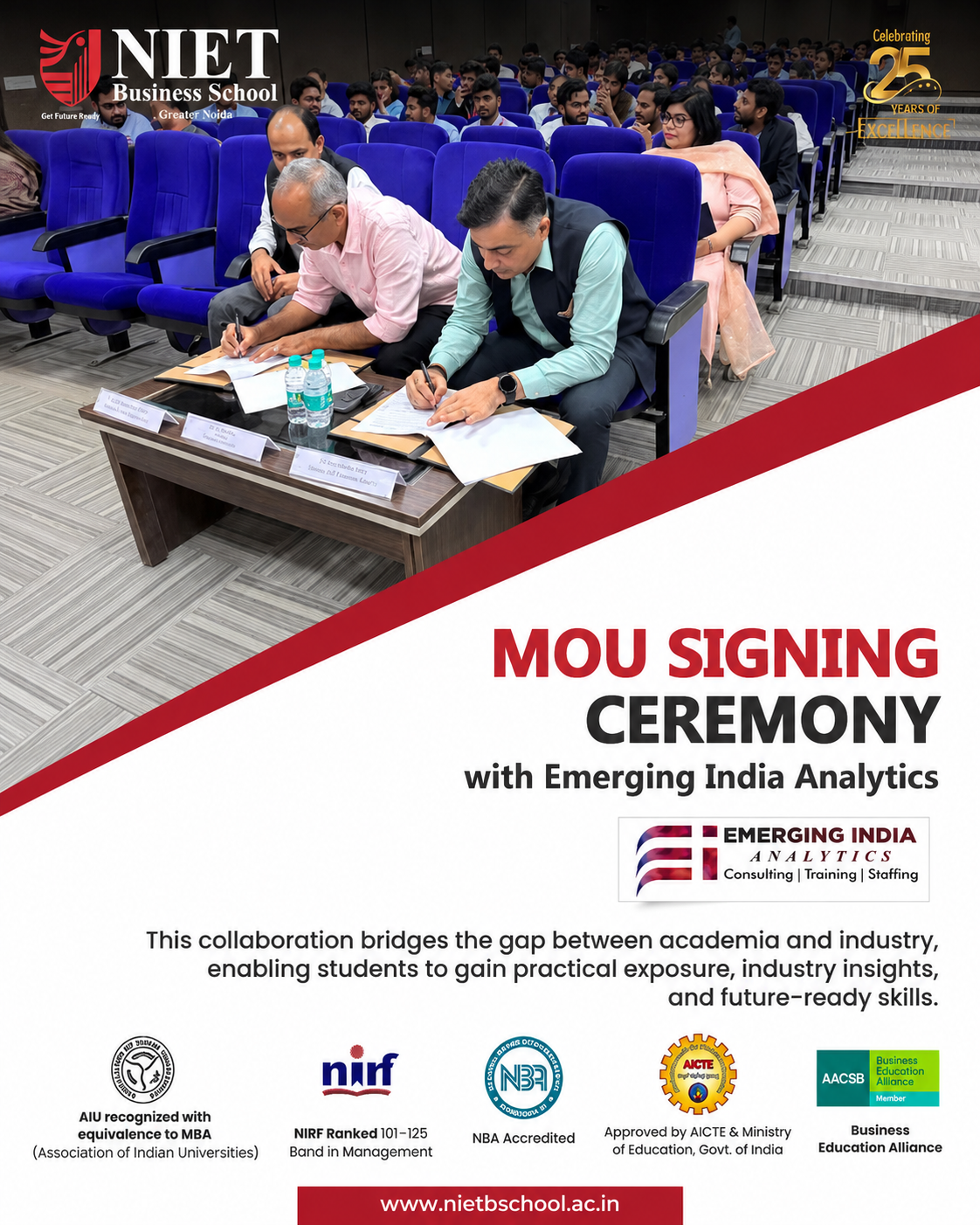 MOU Signing Ceremony with NIET